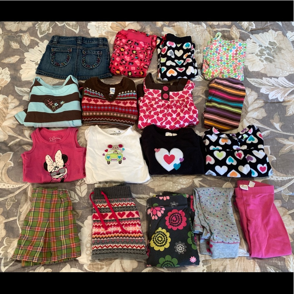 18 month Girls cute clothes lot/bundle